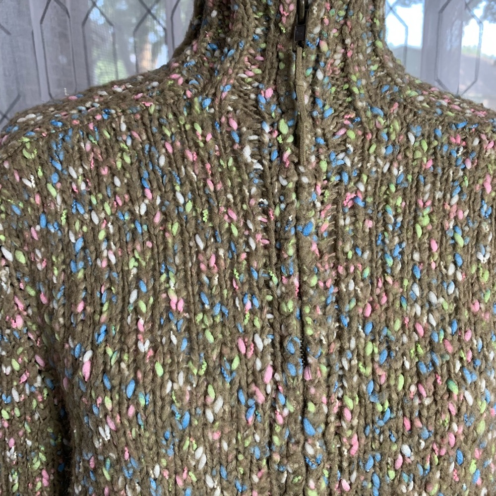 J.H. Collectibles Chunky Knit Full Zip Sweater L - Picture 2 of 6